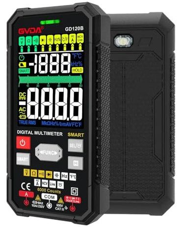 GVDA GD120B Digital Multimeter with Smart Measure and Color LCD