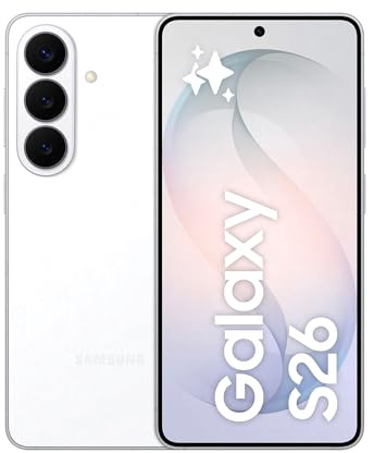 Samsung Galaxy S26 Smartphone AI, 256GB, 3 anni di Garanzia, Processore Avanzato, Assistente Foto, Creative Studio, Camera 50 MP, 4300 mAh, White [Versione italiana]