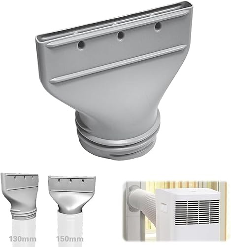 Abluftschlauch Klimagerät 130mm/150mm Adapter, Klimaanlage Abluftschlauch Schlauch Adapter Fenster, Klimaanlage Schlauch Bluftschlauch Verbindungsstück Tragbarer Auspuffschlauch Adopter.