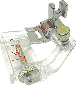 Schrägbandeinfasser Nähfuß einstellbar 5-20 mm für ältere Nähmaschinen zum Anschrauben