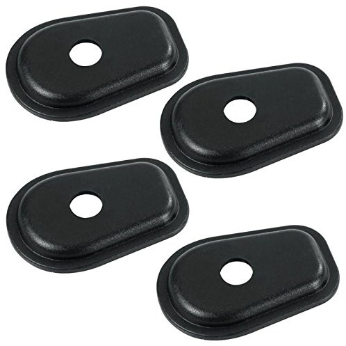 AutoScheich® 4x Adapter Adapterplatten Montageplatten LED Blinker-Platten Set für Kawasaki Motorrad Quad Roller bis Baujahr 2012