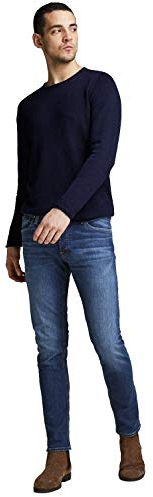 Jack & Jones Herren Glenn Original Slim Jeans,Blau (Blue Denim),32W / 30L