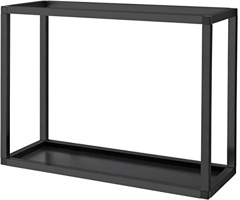 Wesco Rack System Smart Regalsystem 90 x 40 aus Aluminium, flexibel erweiterbar, in der Farbe: Schwarz, Maße: 900 x 250 x 450 mm
