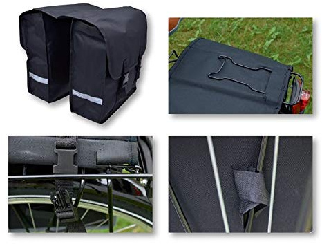 Bike-Doppeltasche City Gepäckträgertasche Fahrradtasche, Bike Packtasche 30 L.