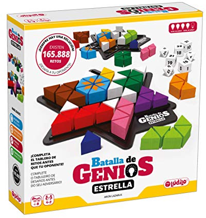 Ludilo - Batalla De Genios Stars | Juegos De Mesa Niños 8 Años O Más | Rompecabezas Niños Infantiles | Juego De Mesa para 2 | Juegos Educativos 8 años