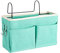 Fenteer Multi-functional Bedside Bedside Storage Bag Classified Storage for College Room, Kids Bunk Bed Night Hanging Storage Organizer, Green