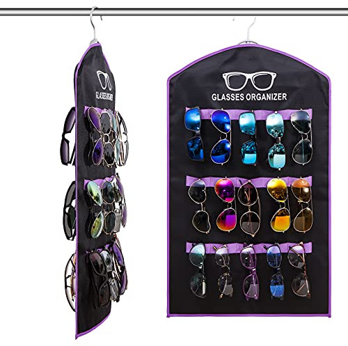 TRIUMPH VISION Sonnenbrillen-Organizer Brillenetui zum Aufhängen im Schrank