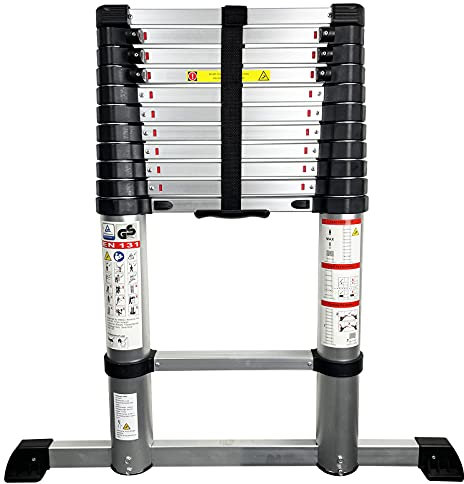 Telescopic Extension Soft Close Extension Ladder 3.6m