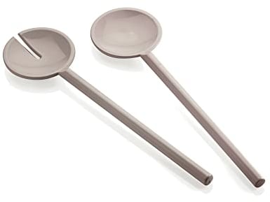 Guzzini - Tiffany, Posate Insalata - Grigio Tortora, 28 cm - 095801158