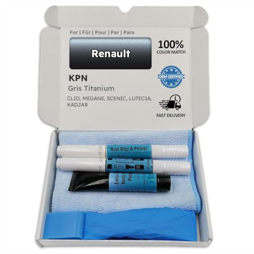 Genuine Colors Lackstift GRIS Titanium KPN für Renault Grau CLIO Megane Scenic LUTECIA KADJAR