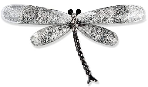 Gleamart Broche en acrylique en forme de libellule pour femme