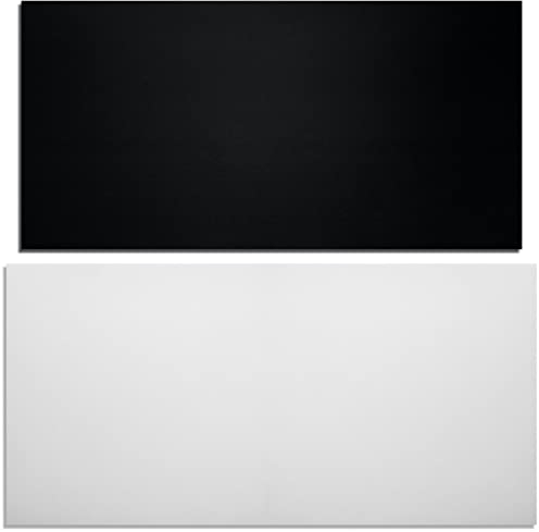 Paneelen aus Polystyrol, 100x50cm Deckenpaneele, Wandpaneele, Dekoren, Decken - Wandverkleidung, 2-3mm dick Reines Styropor XPS (4m²-8 Stück, 0814XL Schwarz)