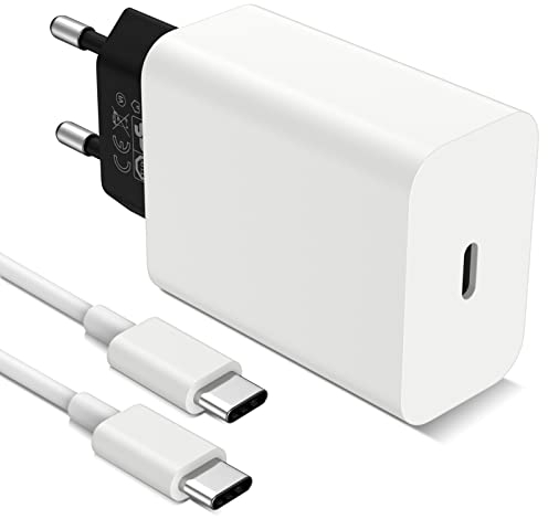 30W Chargeur Rapide avec Câble USB C 1m pour Google Pixel 10 9 Pro 8a 8Pro 8 6a 7a 7Pro 7,Prise de Chargeur Rapide USB C pour Pixel Fold 6Pro 6 5a 5 4a 4 4XL 3a 3XL Samsung A16 A17 S25 A56 A36 A26 A54