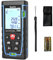 Bauihr Laser Measure Device, 100M/328ft Laser Distance Measure with 2 Bubble Levels, Portable Lazer Measurement Tool with Large Backlit LCD Display, Waterproof IP54, Battery Included