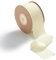 MORSUNBELA Geschenkband Beige Chiffon Schleifenband Creme Dicke Seidenband Hochzeit Geschenkbänder Breit Stoff 38mm Beige Creme Schleifen Dekoband Chiffonband