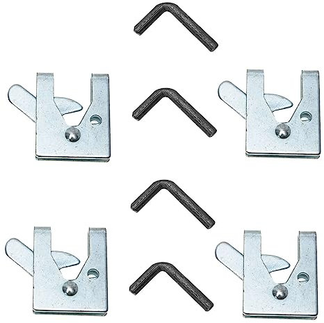 FOMIYES Pet Cage Door Lock Fixings Sturdy Dog Crate Bar Latch Lock Automatic Latch for Pet Cages Easy to Use Corrosion-Proof Galvanized Iron