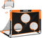 CATCHLUCK Fußballtor Kinder Garten Fussballtor Outdoor Pop Up Fußballtore Fussball Tor Fussballtore für Garten Training Outdoor Fussballtor mit Tragetasche (Orange-120x90x90)