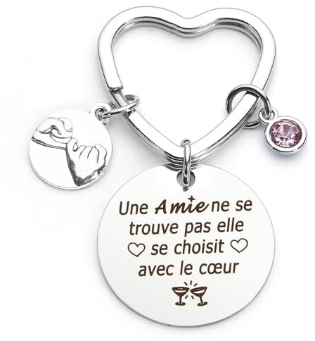 Cadeau Meilleure Amie Cadeau Amie Porte Clef Amie Cadeau Pour Une Amie Cadeau Amie Femme Cadeau Meilleure Amie Femme Porte - Clés Amitié Idée Cadeau Meilleure Amie Original Anniversaire Femme Homme