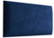Muralo - Samt Wandkissen Stoff Polster-Paneel für Schlafzimmer Wohnzimmer Bett Wandpolster Bettkopfteil Lendekissen Modern Luxus Gepolstert Magic Velvet (Dunkelblau, 50 cm x 30 cm)
