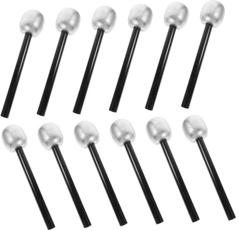 Gogogmee 12pezzi Microfono Giocattolo Per Gioco Di Ruolo Microfoni Finti Per Festività e Feste Di Compleanno Resistente e Leggero Per Canto e Divertimento Casa