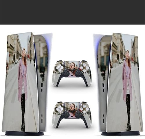 Benutzerdefinierte Für PS5 Skin Controller Und Konsole Benutzerdefinierte Für PS5 Skin Mit Ihrem Bild Und Erstellen Sie Ihr Eigenes Design Blasenfrei Kein Schaum Kratzfest (Size : Digital Edition)