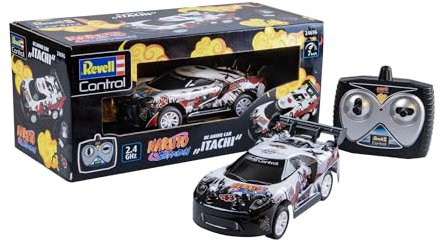 Revell RC I Naruto Itachi Car I Actiongeladene Ninja-Saga auf der Straße I Perfekt für angehende Rennfahrer ab 6 Jahren I Vielseitig auf verschiedenen Terrains einsetzbar I Auffälliges Itachi-Design