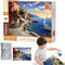 Weihnachtskalender Puzzles Weihnachtspuzzle Adventskalender 2024 | Vintage Weihnachtspuzzle | Weihnachts-Countdown-Puzzle für natürliche Hafenlandschaft, 6 Boxen mit 1008 Teilen, für ad