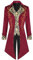 Steampunk Herren Jacken, Frack Mantel Herren Mode Stickerei Vintage Mittelalter Gehrock Renaissance Kostüme Viktorianische Gothic Kleidung Mittelalter Palast Mantel Halloween Kostüme Karneval Party