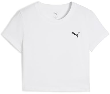 PUMA Damen Wardrobe ESS Kurzes figurbetontes T-Shirt