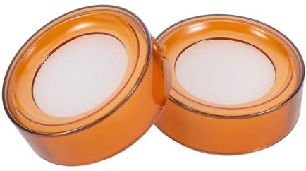 HOODANCOS 2pcs Round Finger Sponge Moistener for Cash Counting Office Use Plastic and Sponge Construction Fast Water Absorption Tool for Finger Wetting and Handling