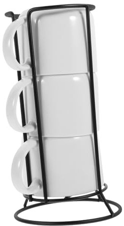 Alipis 1Set Tazze con Tazze per Latte e Tè Design Ergonomico Uso Cucina e Casa