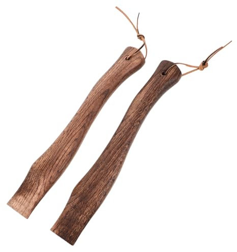 2 Pezzi Manici Legno per Asce Sostituzione per Asce Piccole Impugnatura Ergonomica Antiscivolo