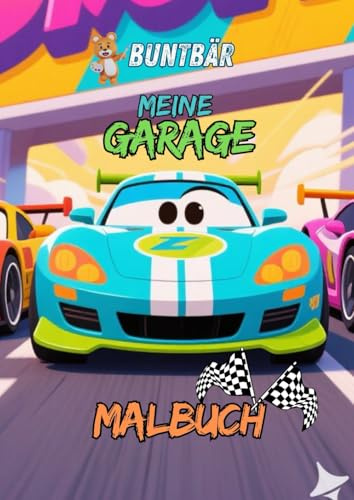 Meine Garage - Malbuch: Kinder Fahrzeug Malbuch