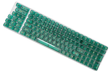 KHZen Jelly Clear Keycaps 115pcs OEM Höhe Mit Backklit Für Die Meisten Mechanischen Tastaturschalter Mit Der Tastatur Der Hintergrundbeleuchtung