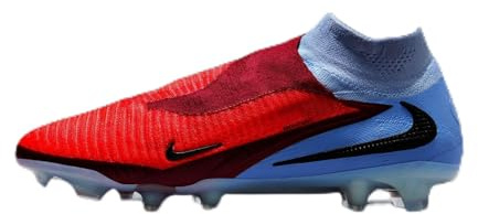 Nike Herren Phantom 6 High Elite normalen Rasen Fußballschuh, Royal Tint/Schwarz/Bright Crimson, 39 EU