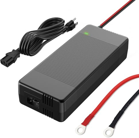 Humsienk 14,6V 20A LiFePO4 Batterieladegerät mit leichtem Kunststoffgehäuse, niedriger Geräuschpegel, AC-DC Intelligentes Tropfladegerät, Schnellladung für Wohnmobil, Camping & RV
