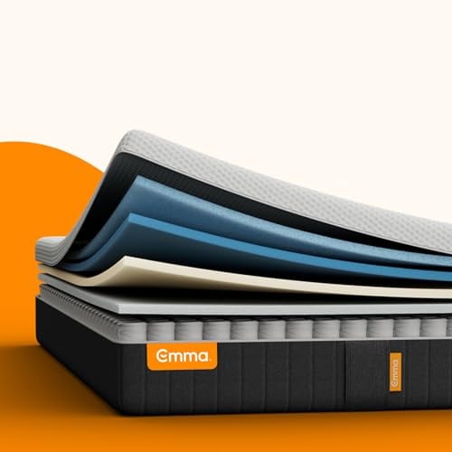 Emma Original Pro+ Matratze 180x200 cm – 27 cm Hybridmatratze mit 7-Zonen-Taschenfederkern, ThermoSync® Kühltechnologie & Purotex® Bezug – atmungsaktive Komfortmatratze