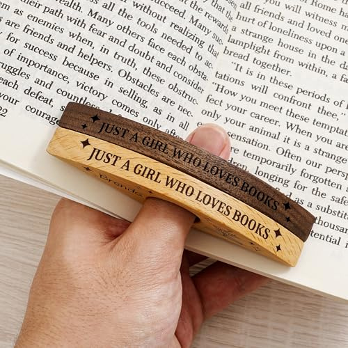 Personalisierter Daumen-Lesezeichenhalter, individueller Lesezeichenhalter für Mädchen, Geschenk für Lehrer und Buchliebhaber mit Accessoires für Bücherfreunde