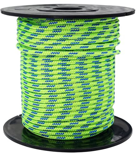 GM CLIMBING Accessory Cord 100feet 3mm (1/8in) Diameter (green)