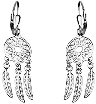 SOFIA MILANI - Damen Ohrringe 925 Silber - Traumfänger Ohrhänger - 20450