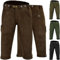 German Wear Jagd Lederhose Kniebundhose Jägerhose Trachtenlederhose Büffelleder, 60/4XL, Dunkelbraun