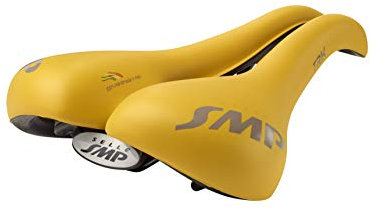Selle SMP Unisex-Erwachsene Saddle Large TRK Sattel, groß, matt gelb, Mattgelb, Long 272 mm-Wide 177 mm