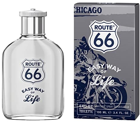 Route 66® Easy Way of Life | Eau de Toilette - aromatischer, würziger, maskuliner Duft für moderne Frische | 100ml Natural Spray