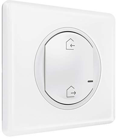 Legrand Commande Générale Départ/Arrivée pour Contrôle Associé de Lumières, Volets Roulants, Prises Connectées - Installation Connectée Dooxie with Netatmo Complet - Finition Tungstène - 199166