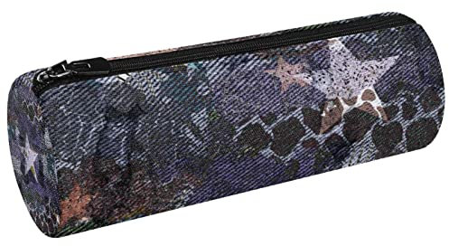 Sunset Swan on Lake Silhouette Canvas Federmäppchen Münzbörse Kosmetik Make-up Tasche für Student Schreibwaren Schule Büro Aufbewahrung, Multi#10, 20x6.3cm/7.9x2.5in, Federmäppchen