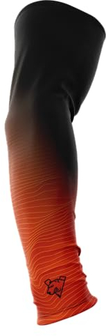 Virtus.pro Gaming Arm Sleeve Lines, für Männer und Frauen, für PC Gamer für E-Sport, schnittfest, UV-Schutz, Sporttrail, kühlende Sporthülse, Tattoo Cover Up (M), Schwarz , M