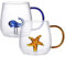 Transparent Animal Coffee Mug, 380Ml Drinking Glasses For Cute Animals, Mug With Animals Inside, Space Saving Cartoon Figure Tea Cup For Home, And Parties