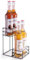 kimilus Kaffeesirup-Organizer für 4 Flaschen, Kaffeesirup, Regal für Kaffee, Bar, Küche, kleines Weinregal für Bar, Familienaufbewahrung für Sirup, Weindressing