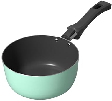 Baoblaze Olla de Leche Pequeña, Olla Multifuncional con Revestimiento Antiadherente para