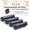 [Mit Original-Chip | wiederverwendet] Schneider Printware Toner kompatibel für 415A W2030A-W2033A für HP Color Laserjet Pro MFP M479dw M479fdw M479fdn Pro M454dn M454dw | Keine UPDATEPROBLEME